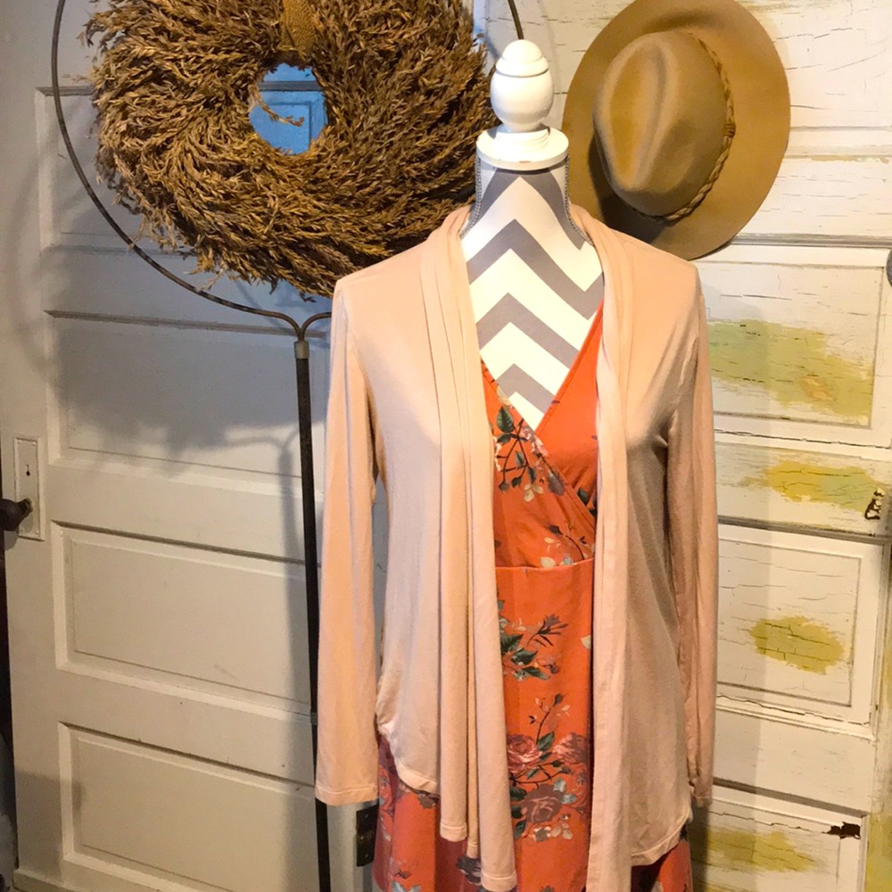 Retrology- cream colored cardigan size medium